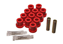 Load image into Gallery viewer, Energy Suspension 55 Chevy Bel Air Red Rear Leaf Spring Bushing Set

