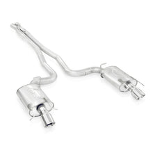 Load image into Gallery viewer, Stainless Works 2009-15 Cadillac CTS-V Wagon 3in Catback System X-Pipe Chambered Mufflers 4in Tips
