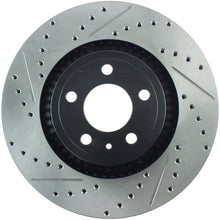 Load image into Gallery viewer, StopTech Slotted &amp; Drilled Sport Brake Rotor - 2015 Ford Mustang Non-Brembo - Front Right
