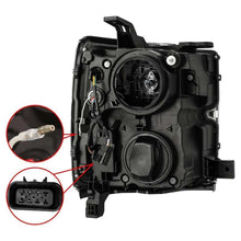 Load image into Gallery viewer, AlphaRex 15-19 Chevy 2500HD PRO-Series Proj Headlights Plank Style Blk w/Activ Light/Seq Signal/DRL
