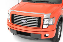 Load image into Gallery viewer, AVS 09-14 Ford F-150 (Excl. Raptor) Aeroskin Low Profile Hood Shield - Chrome
