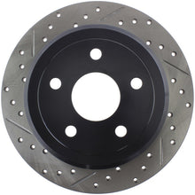 Load image into Gallery viewer, StopTech Power Slot 07-13 Jeep Wrangler Rear Right Drilled &amp; Slotted Rotor
