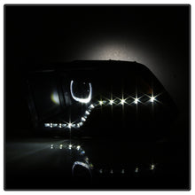 Load image into Gallery viewer, xTune Dodge Ram 2009-2014 Halo LED Projector Headlights - Black Smoke PRO-JH-DR09-CFB-BSM

