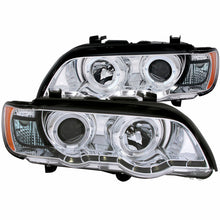 Load image into Gallery viewer, ANZO 2000-2003 BMW X5 Projector Headlights w/ Halo Chrome
