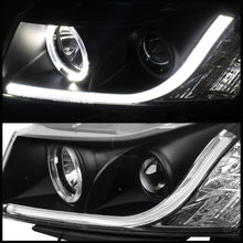 Load image into Gallery viewer, Spyder Chevy Cruze 11-14 Projector Headlights Light Tube DRL Blk PRO-YD-CCRZ11-LTDRL-BK
