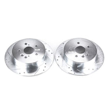 Load image into Gallery viewer, Power Stop 04-05 Toyota RAV4 Rear Evolution Drilled &amp; Slotted Rotors - Pair
