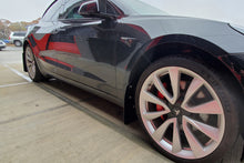 Load image into Gallery viewer, Rally Armor 17-22 Tesla Model 3 Black UR Mud Flap w/ Blue Logo

