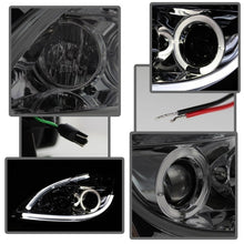Load image into Gallery viewer, Spyder Nissan Altima 4Dr 10-12 Projector Headlights Light DRL LED Halo Smke PRO-YD-NA104D-LTDRL-SM
