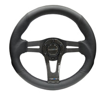 Load image into Gallery viewer, NRG Reinforced Steering Wheel (320mm) w/Carbon Center Spoke
