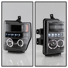 Load image into Gallery viewer, Spyder Signature Ford F250/350/450 Super Duty 08-10 Projector Headlights (PRO-YD-FS08-HL-BKV2)
