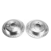 Load image into Gallery viewer, Power Stop 16-18 Hyundai Tucson Rear Evolution Drilled &amp; Slotted Rotors - Pair
