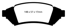 Load image into Gallery viewer, EBC 04 Pontiac Grand Prix 3.8 Yellowstuff Front Brake Pads
