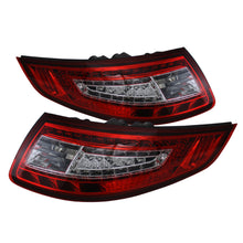 Load image into Gallery viewer, Xtune Porsche 911 997 05-08 LED Tail Lights Red Clear ALT-ON-P99705-LED-RC
