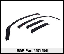 Load image into Gallery viewer, EGR 07-13 Chev Silverado/GMC Sierra Ext Cab In-Channel Window Visors - Set of 4 - Matte
