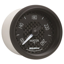 Load image into Gallery viewer, Autometer GT Series 52mm Full Sweep Electronic 100-260 Deg F Water Temperature Gauge
