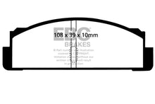 Load image into Gallery viewer, EBC 68-83 Fiat 124 1.6 Greenstuff Rear Brake Pads
