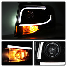 Load image into Gallery viewer, Spyder Ford Expedition 07-13 Projector Headlights Light Tube DRL Blk PRO-YD-FE07-LTDRL-BK
