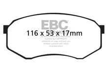 Load image into Gallery viewer, EBC 92-93 Toyota Pick-Up Extra Cab Yellowstuff Front Brake Pads
