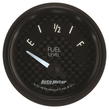 Load image into Gallery viewer, Autometer GT Series 52mm Short Sweep Electronic 0-90 ohms Fuel Level (For most 65-97 GM)
