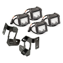 Load image into Gallery viewer, Rugged Ridge 07-18 Jeep Wrangler JK Black Dual Cube A-Pillar Light Mount Kit
