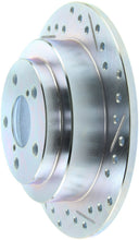 Load image into Gallery viewer, StopTech Select Sport 98-08 Subaru Forester Slotted and Drilled Left Rear Rotor
