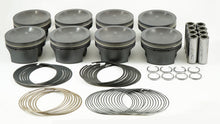 Load image into Gallery viewer, Mahle MS Piston Set Ford 283ci 3.571in Bore 3.543in Stroke 5.933in Rod .866 Pin 0cc 12 CR Set of 8
