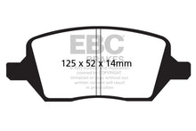 Load image into Gallery viewer, EBC 04-05 Buick Terraza 3.5 FWD Extra Duty Rear Brake Pads
