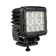 Load image into Gallery viewer, Go Rhino Xplor Bright Series Rectangle SingleLED Spot Light Kit (Surface Mount) 5in. - Blk (Pair)
