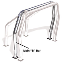 Load image into Gallery viewer, Go Rhino RHINO Bed Bar - Rear Main B bar - Stainless
