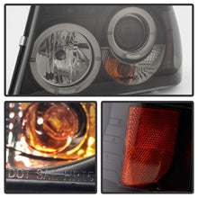 Load image into Gallery viewer, Spyder Ford Ranger 01-11 1PC Projector Headlights LED Halo LED Blk Smke PRO-YD-FR01-1PC-HL-BSM
