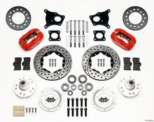 Load image into Gallery viewer, Wilwood Forged Dynalite Front Kit 11.00in Drill-Red AMC 71-76 OE Disc w/o Bendix Brakes
