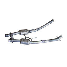 Load image into Gallery viewer, BBK 94-95 Mustang 5.0 High Flow H Pipe With Catalytic Converters - 2-1/2
