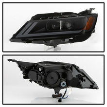 Load image into Gallery viewer, xTune 14-18 Chevy Impala (Excl Limited) DRL Halogen Proj Headlights - Blk Smk (PRO-JH-CIM15-LB-BSM)

