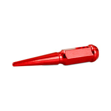 Load image into Gallery viewer, Mishimoto Mishimoto Steel Spiked Lug Nuts M14 x 1.5 24pc Set Red
