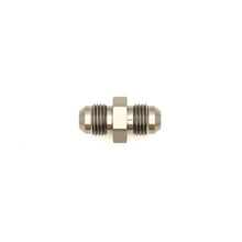 Load image into Gallery viewer, DeatschWerks 6AN Male Flare to 6AN Male Flare Coupler - Anodized Matte Black

