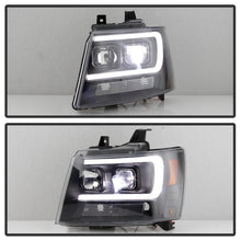 Load image into Gallery viewer, Spyder Chevy Suburban 1500/2500 07-14 Tahoe 07-14 LED Headlights Black PRO-YD-CSUB07V2PL-BK
