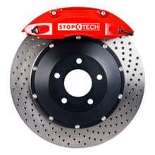 Load image into Gallery viewer, StopTech 08-09 BMW M3 (E92) V8 Rear 355x32 Red ST-40 Calipers Drilled Rotors/Pads/SS Lines
