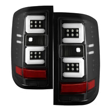 Load image into Gallery viewer, Spyder 16-18 Chevy Silverado Light Bar LED Tail Lights - All Black ALT-YD-CS16-LED-B

