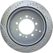 Load image into Gallery viewer, StopTech Select Sport 13-17 Toyota Land Cruiser Sport Drilled / Slotted Rear Driver-Side Brake Rotor
