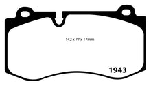 Load image into Gallery viewer, EBC 07-08 Mercedes-Benz CL550 5.5 Yellowstuff Front Brake Pads
