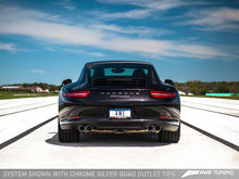 Load image into Gallery viewer, AWE Tuning 991 Carrera Performance Exhaust - Chrome Silver Tips
