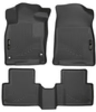 Load image into Gallery viewer, Husky Liners 2016 Honda Civic (4DR) WeatherBeater Combo Black Floor Liners
