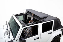 Load image into Gallery viewer, Rugged Ridge 07-18 Jeep Wrangler JKU 4 Dr Black Diamond Stitch Cloth Voyager Top
