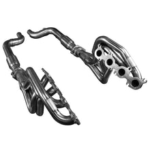 Load image into Gallery viewer, Kooks 15+ Mustang 5.0L 4V 1 3/4in x 3in SS Headers w/ Catted OEM Connection Pipe
