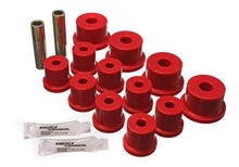Load image into Gallery viewer, Energy Suspension 64-73 Ford Mustang Red Rear Leaf Spring Bushing Set
