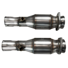 Load image into Gallery viewer, Kooks 04-07 Cadillac CTS-V 3in x 2 1/2in Factory SS GREEN Cat Conn. Pipes
