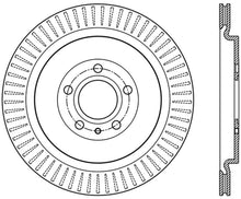 Load image into Gallery viewer, StopTech Premium High Carbon 13-14 Ford Mustang/Shelby GT500 Left Rear Disc Drilled Brake Rotor
