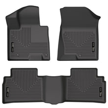 Load image into Gallery viewer, Husky Liners 2022 Hyundai Tucson Excl. Hybrid Weatherbeater Black Front &amp; 2nd Seat Floor Liners
