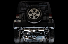 Load image into Gallery viewer, AWE Tuning 07-18 Jeep Wrangler JK/JKU 3.6L Tread Edition Axle-Back Dual Exhaust - Diamond Black Tips
