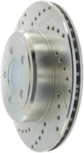 Load image into Gallery viewer, StopTech Select Sport 2011-2012 Dodge Challenger RT Drilled and Slotted Rear Right Brake Rotor
